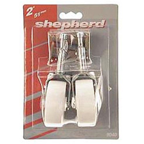 Shepherd Shepherd 9041 2 Count 2 in. Medium Duty Swivel Stem Casters 9041